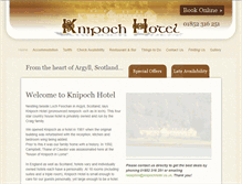 Tablet Screenshot of knipochhotel.co.uk